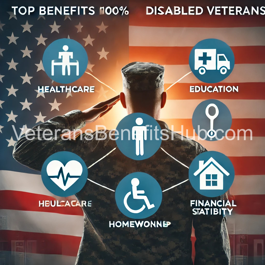 The Top 5 Benefits for Veterans with 100% Permanent and Total Disability Rating