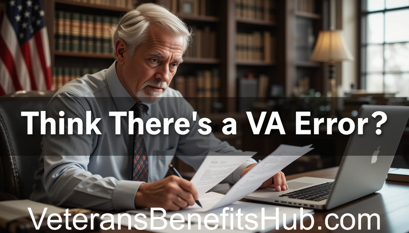 Understanding Clear and Unmistakable Error (CUE) in VA Rating Decisions