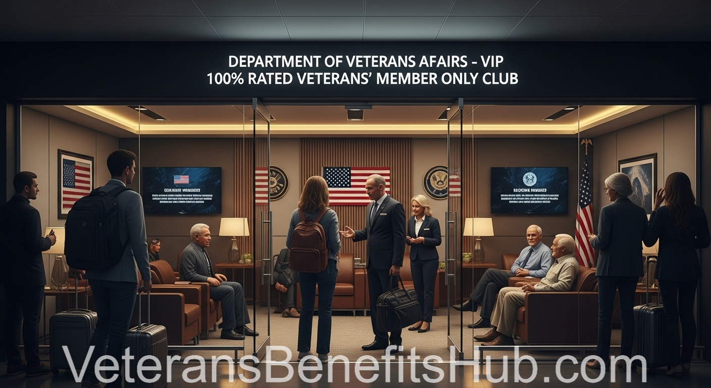 There are exclusive benefits available only for veterans with a 100% VA disability rating